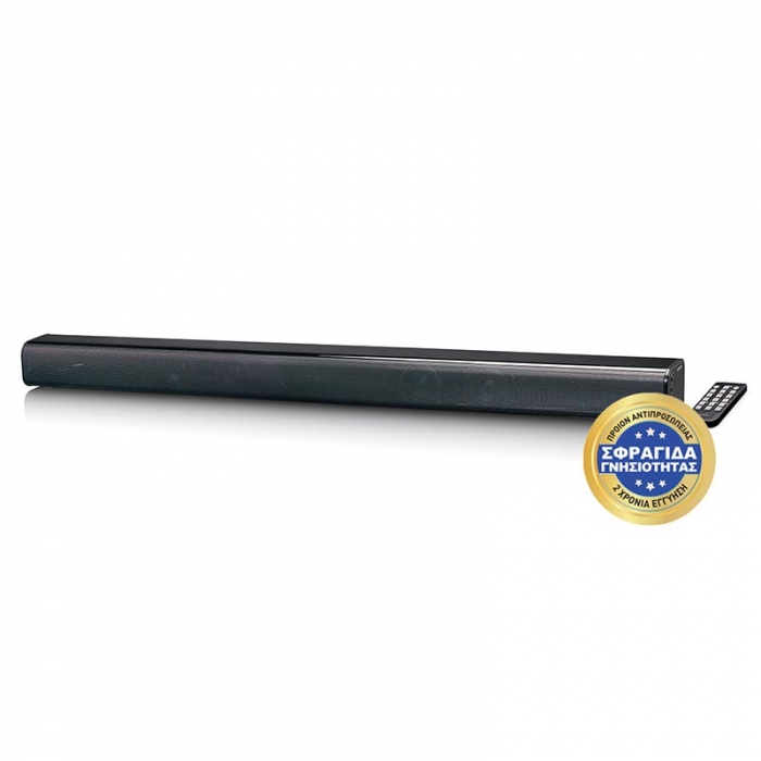 Soundbar 40 W 2. 0 Με Τηλεχειριστήριο Μαύρη